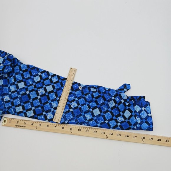 MICHAEL KORS BLUE/BLACK TOP LONG SLEEVE SIZE MEDIUM - Picture 3 of 10